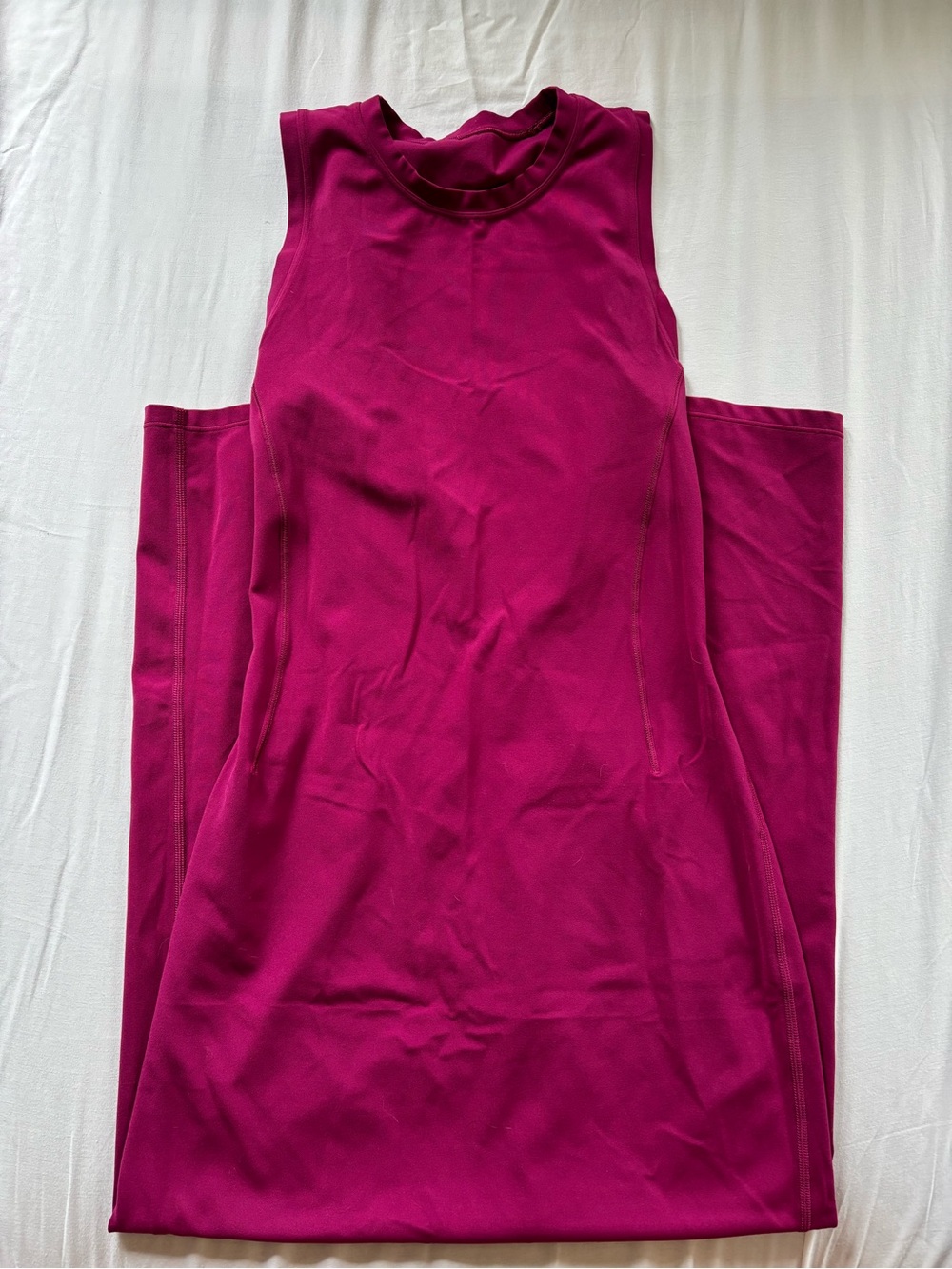 Lululemon all aligned midi dress in Magenta Purple
